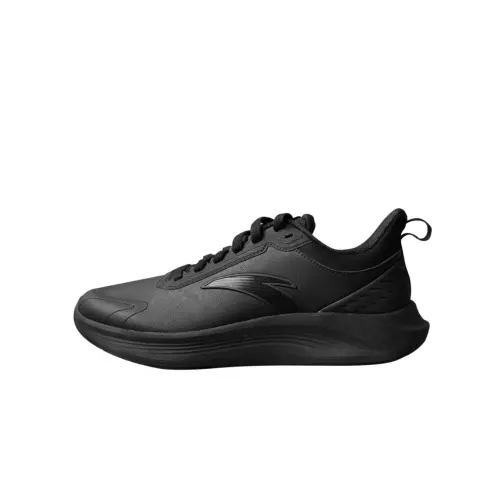 ANTA Running Shoes Men's Low Top Black