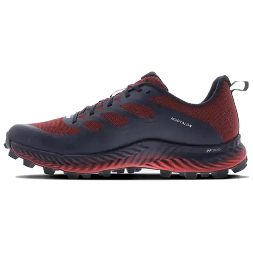 DESCENTE Cushioning Slip Resistant Low top Trail Running Shoes Men's Black Red