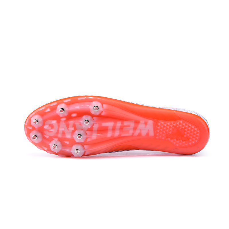 VICTORY LIGHT Breakthrough 199Pro 2.0 Low top Sprint Running Cleats Unisex White Orange