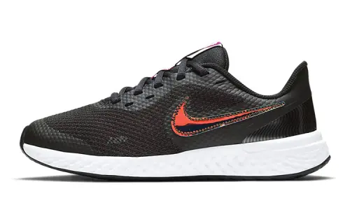 Nike Revolution 5 Power 'Black Iridescent Swoosh' GS