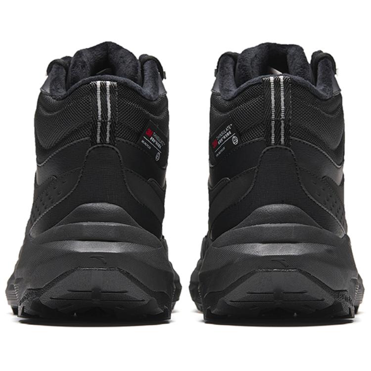 Anta Boundary Exploration Abrasion Resistant Mid top Outdoor Shoes Men’s Black