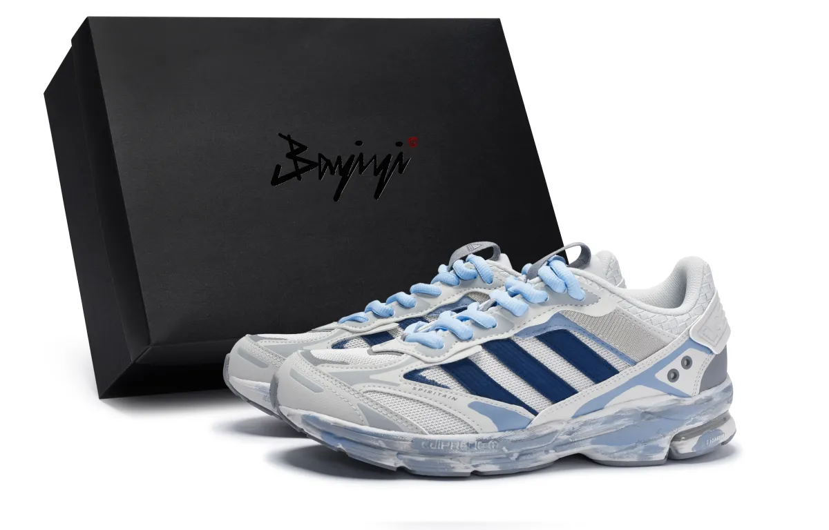 Adidas Spiritain 2000 Slip Resistant Abrasion Resistant Low top Running Shoes Unisex Blue Gray