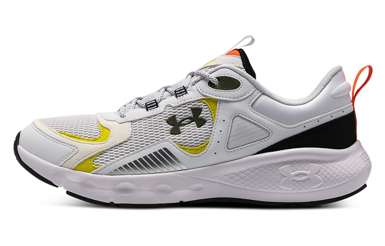 Мужские кроссовки Under Armour (бело-желтые)