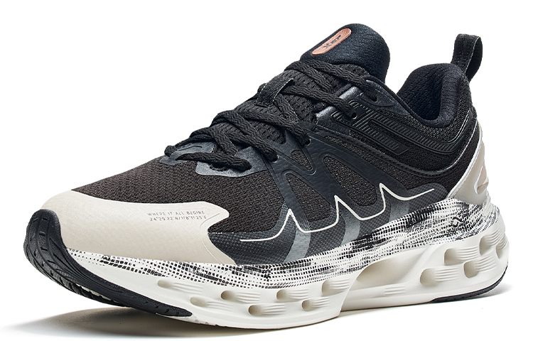 XTEP Cushioning Spin 10.0 Slip Resistant Abrasion Resistant Low top Running Shoes Men’s Black Gray