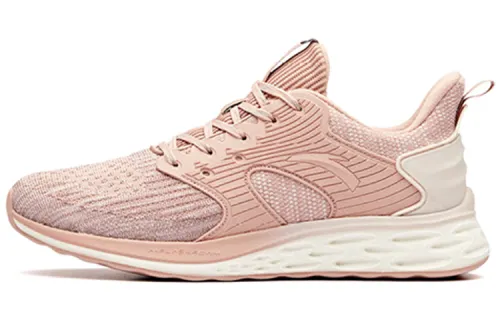 ANTA Running Shoes Women's Low Top Granule Powder/lotus Ash/ivory White