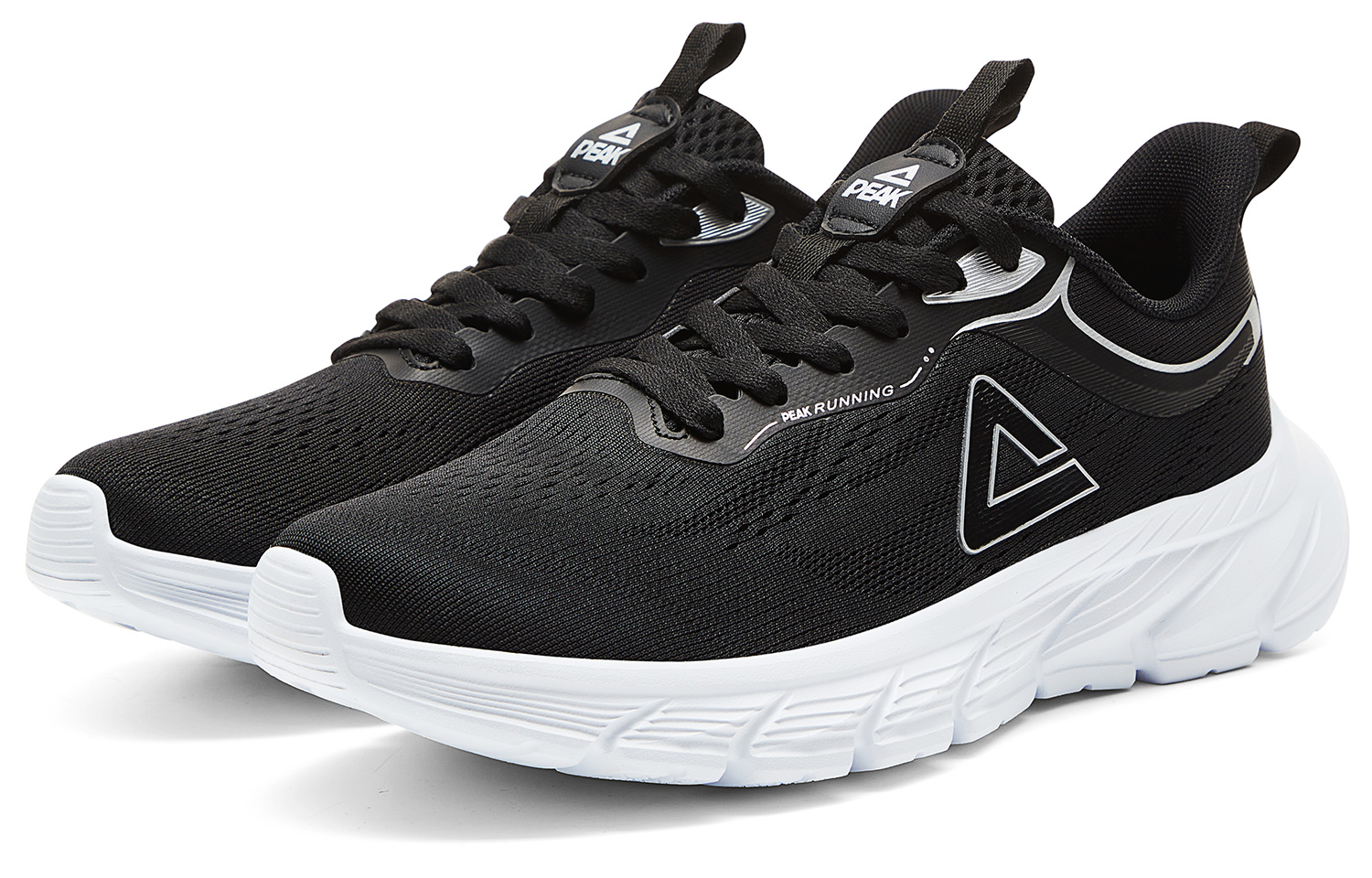 PEAK Cushioning, Wear Resistant Low top Running Shoes Women’s Black Baymax