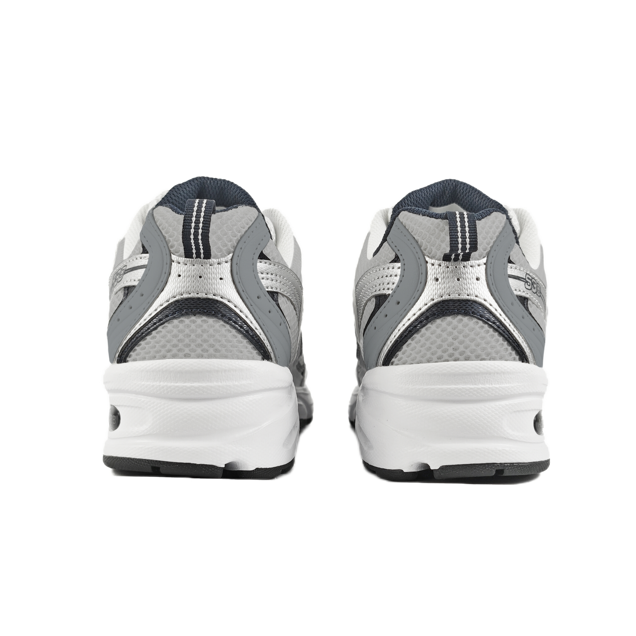 New Balance NB 530 Mesh, Textile, Artificial Leather Abrasion Resistant Low top Running Shoes Unisex Gray