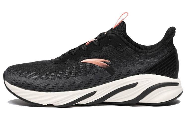 Anta Cushioning, Wear Resistant Low top Running Shoes Women’s Black Gray Red