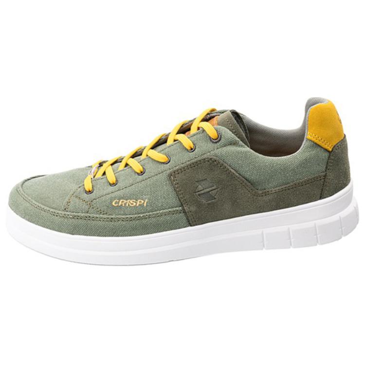 CRISPI Addict Leggera Cushioning, Wear Resistant Low top Outdoor Shoes Unisex Green Yellow