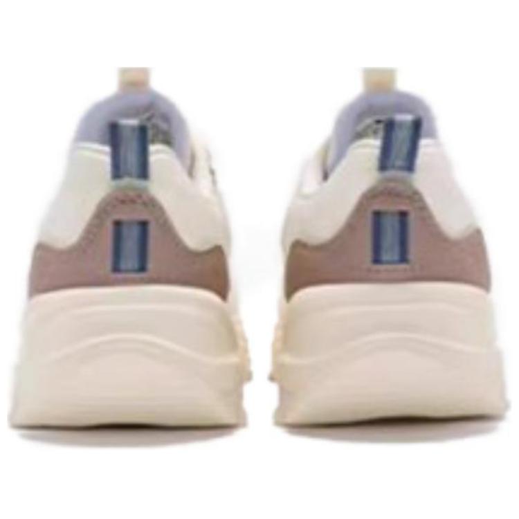 XTEP Manchester Dance Cushioning, Wear Resistant Low top Running Shoes Women’s White Brown Blue