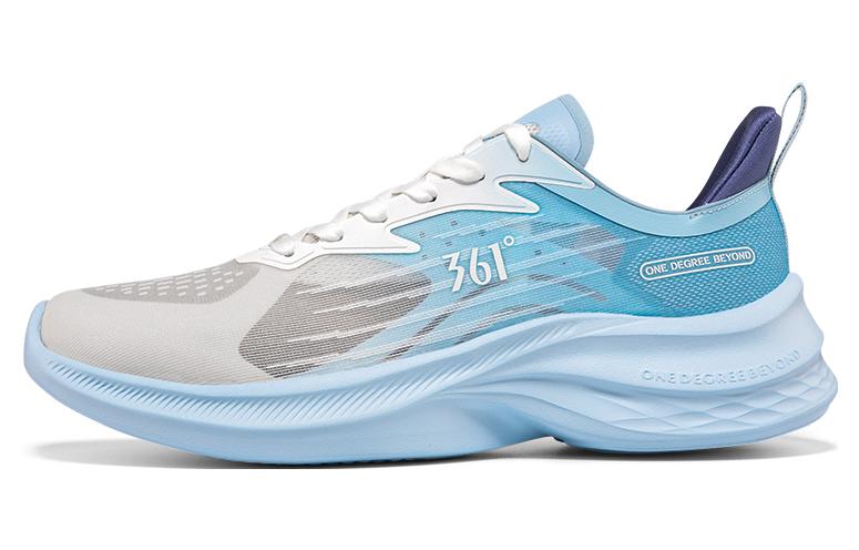 361° Comfortable Slip Resistant, Abrasion Resistant, Breathable Low top Running Shoes Men’s Blue White