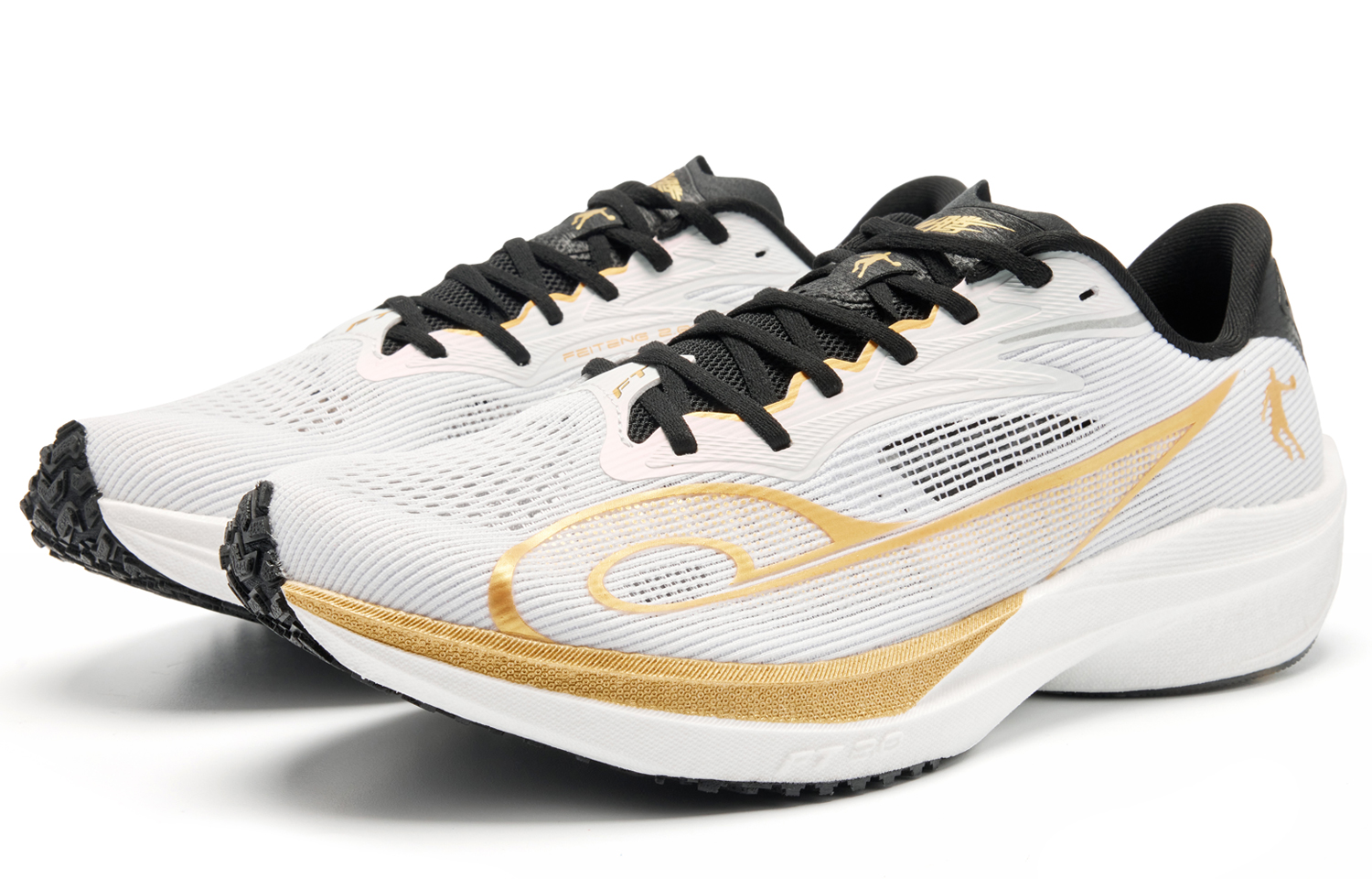 QIAODAN Feiting 2.0 Running Shoes Men’s Low Top Jordan White Gold