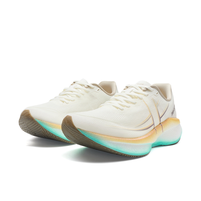 XTEP 360X 2.0 Running Shoes Men’s Low Top Sail White Loquat Brown