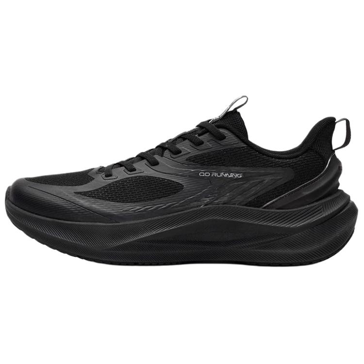 QIAODAN Abrasion Resistant Moisture Wicking Low top Casual Running Shoes Men’s Black