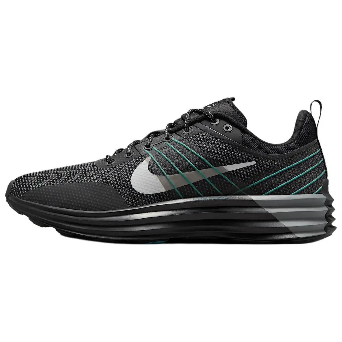 Nike Lunar Roam Premium Black Cool Grey Aurora Green
