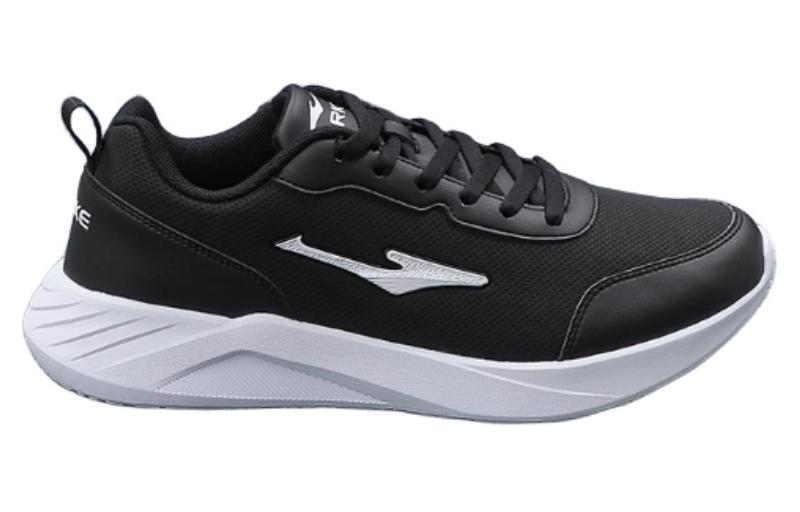 Erke Cushioning Slip Resistant Abrasion Resistant Breathable Low top Running Shoes Men’s Black