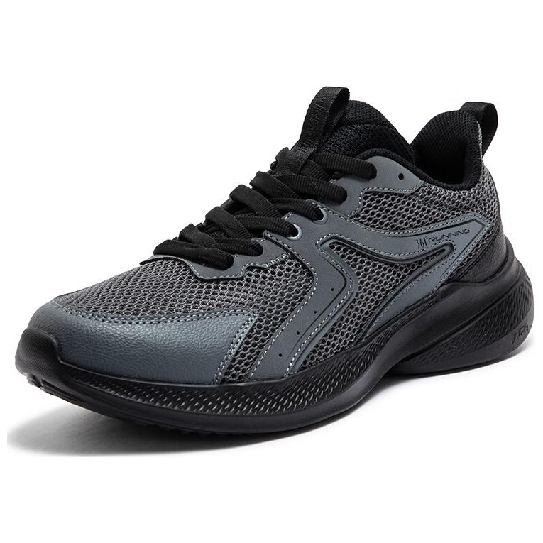 361° Slip Resistant Support Rebound Low top Casual Running Shoes Men’s Gray Black