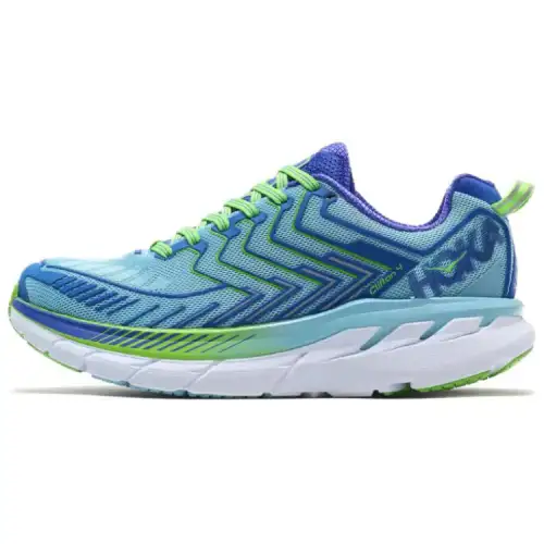 HOKA ONE ONE Clifton 4 Running Shoes Women's Low Top Blue/Purple