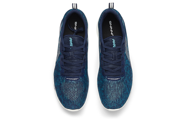 Anta Hydrogen Run II Slip Resistant Abrasion Resistant Low top Running Shoes Men’s Blue