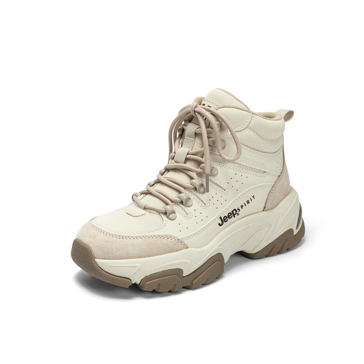 JEEP SPIRIT Textile, Synthetic Leather High top Outdoor Shoes Women’s