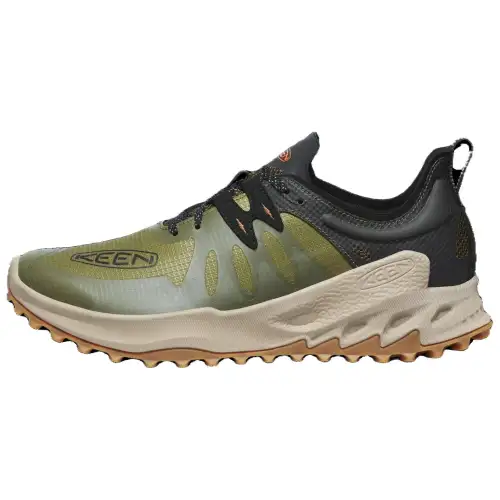 Keen Zionic Slip Resistant Abrasion Resistant Low top Running Shoes Men's Brown Green