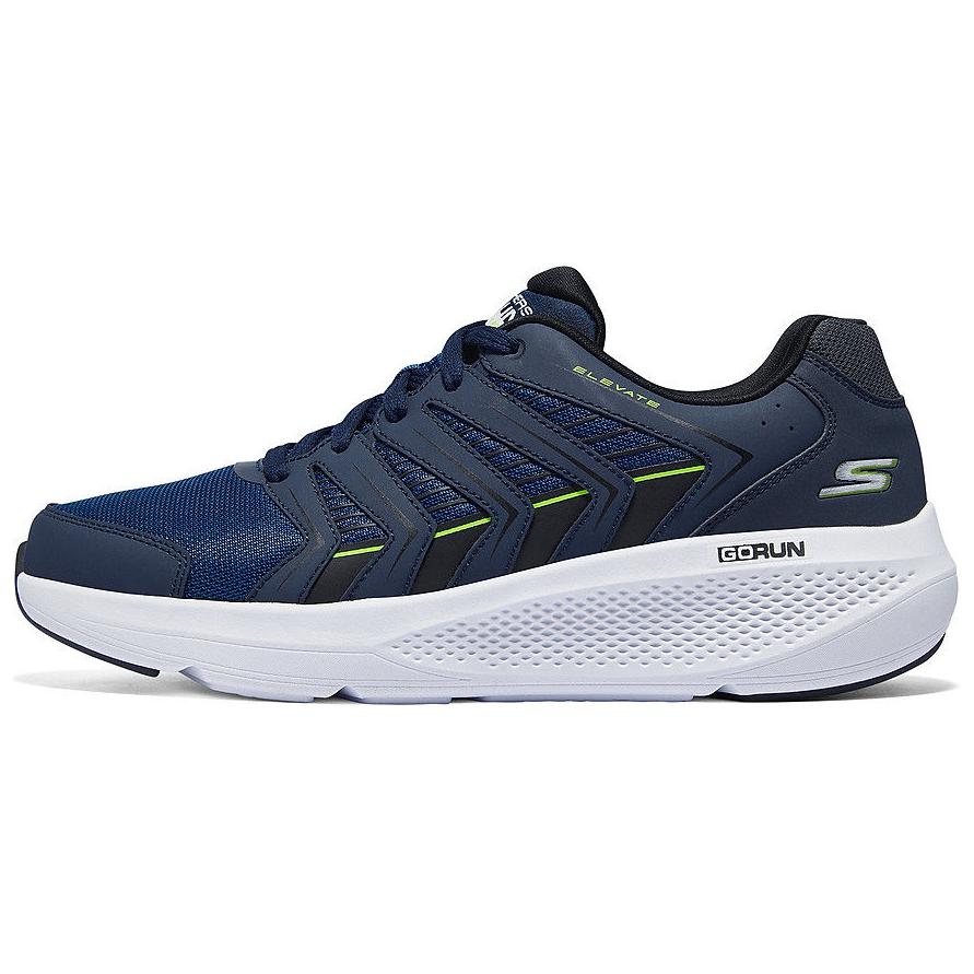 Skechers GO RUN Elevate Abrasion Resistant Breathable Low top Running Shoes Men’s Dark Blue