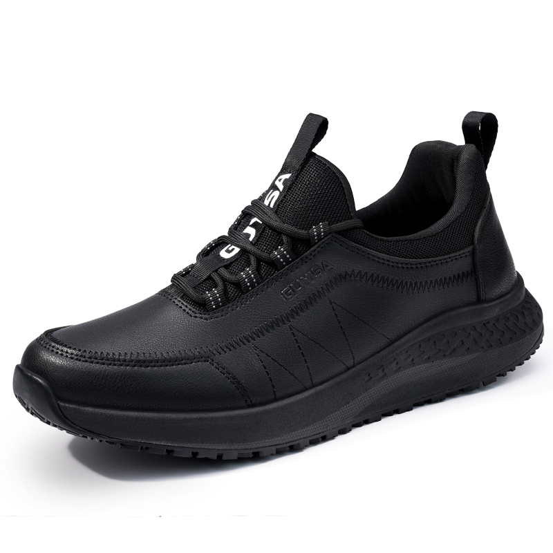 LANOUDUN Cushioning Slip Resistant Low top Outdoor Shoes Unisex Black