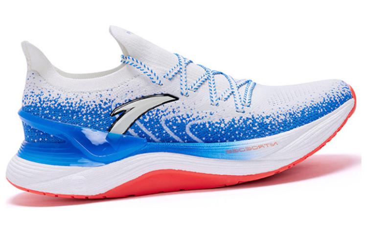 ANTA Chuang 2.0 Pro Running Shoes Men’s Low Top Ivory White/Medium Blue/Black