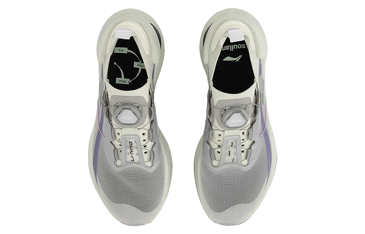 Li Ning Shadow 1.0 Running Shoes Women’s Low Top Snow White