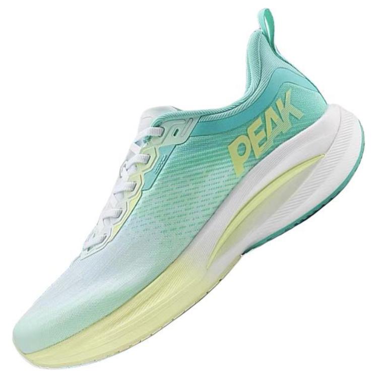 PEAK Cushioning, Wear Resistant Low top Training Running Shoes Men’s White Green