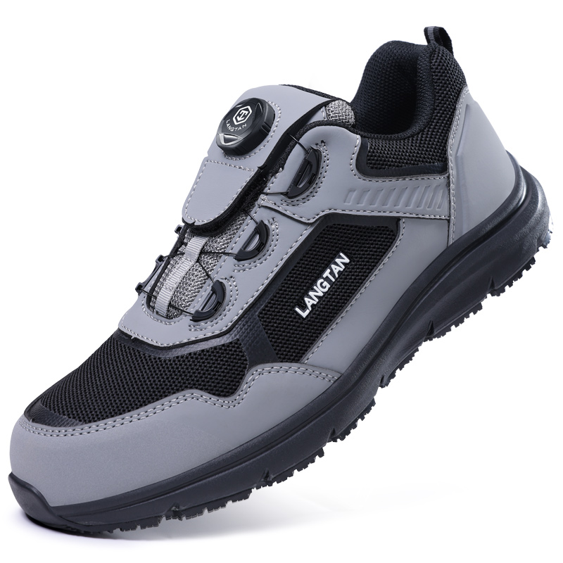 LANGTAN Classic And Versatile Slip Resistant Impact Resistant Lightweight Low top Outdoor Shoes Unisex