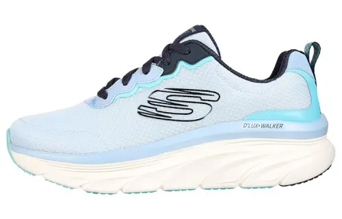 Skechers D'lux Walker Cushioning Low top Running Shoes Women's Light Blue