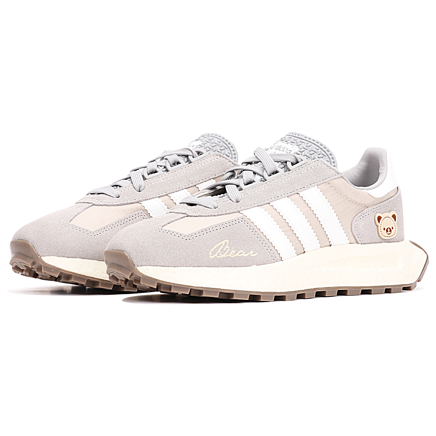 Adidas Originals Retropy E5 Slip Resistant, Abrasion Resistant, Lightweight Low top Running Shoes Unisex Gray