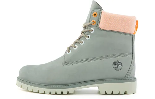 Timberland Hi Vis Heritage 6 Inch Waterproof Wide Fit Boot 'Grey'