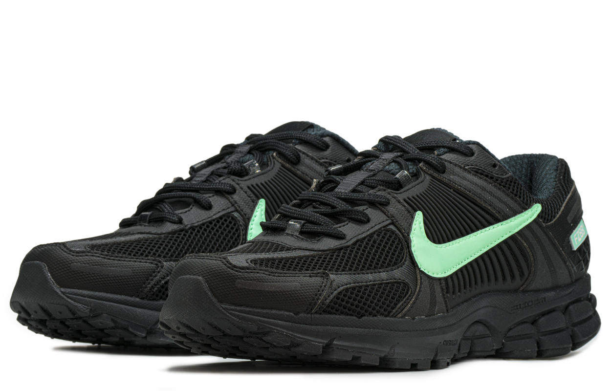 Nike Zoom Vomero 5 Low top Running Shoes Unisex Black Green