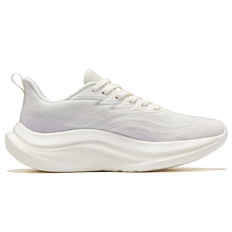 Erke Wind Flight 3.0 Running Shoes Women’s Low Top Microcrystal White Tranquil Purple