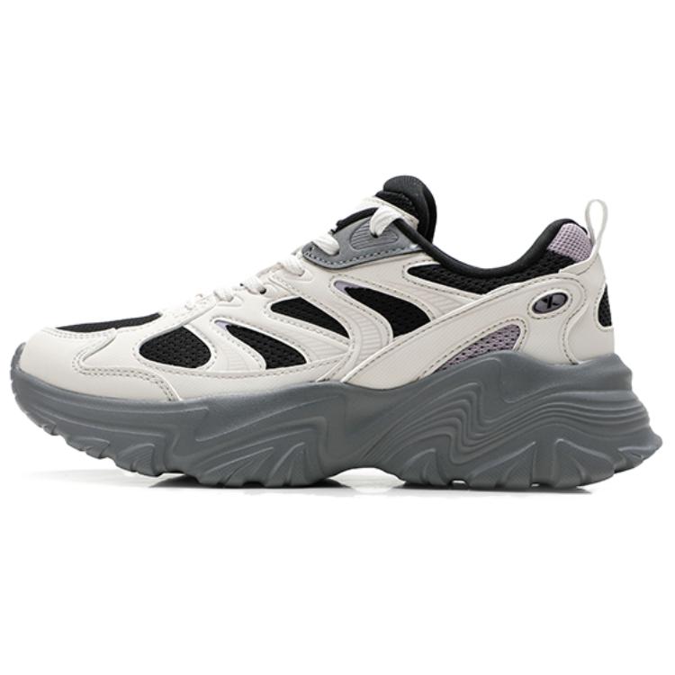 XTEP Cushioning Slip Resistant Breathable Low top Outdoor Shoes Women’s White Sand Gray Black Bellflower Purple
