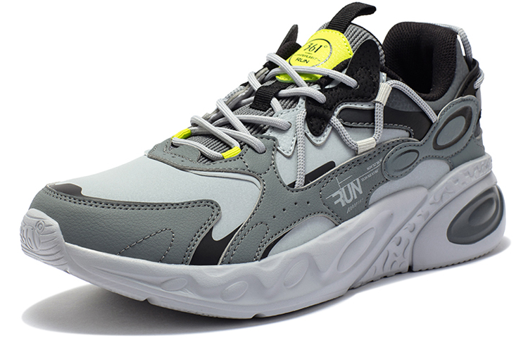 361° Cushioning Slip Resistant Cushioning Slip Resistant Low top Running Shoes Men’s Gray