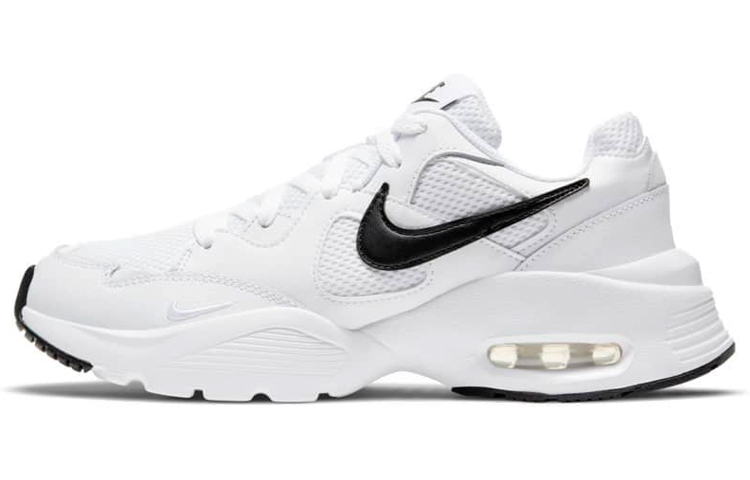Nike AIR MAX FUSION double -layer retro classic low -top air cushion casual running shoes women's white