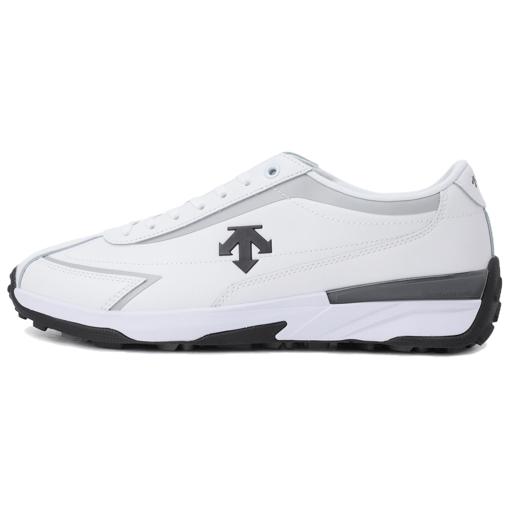 DESCENTE Chron Slip Resistant Abrasion Resistant Slip Resistant Abrasion Resistant Low top Golf Shoes Unisex White