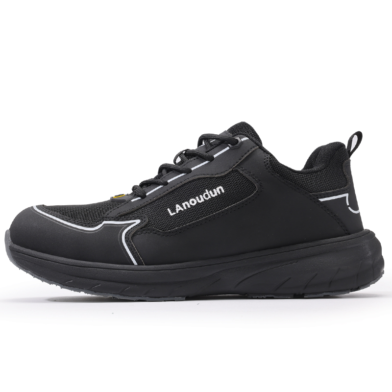 LANOUDUN Abrasion Resistant Impact Resistant Lightweight Rebound Low top Outdoor Shoes Men’s Black