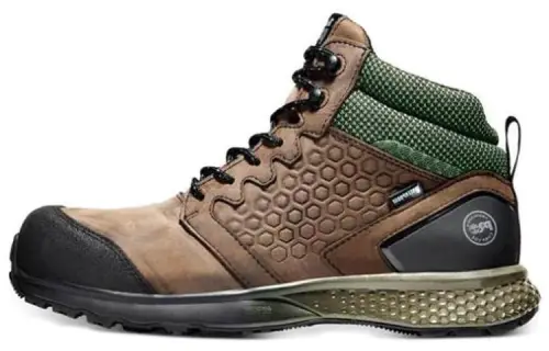 Timberland Top Grain Cow Leather Waterproof And Wear resistant Ankle Length Outdoor Boots Men's Brown