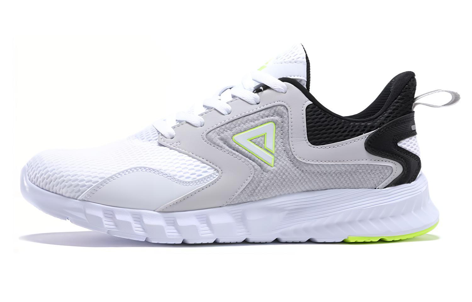 PEAK Trendy Abrasion Resistant Breathable Low top Running Shoes Men’s Light Gray