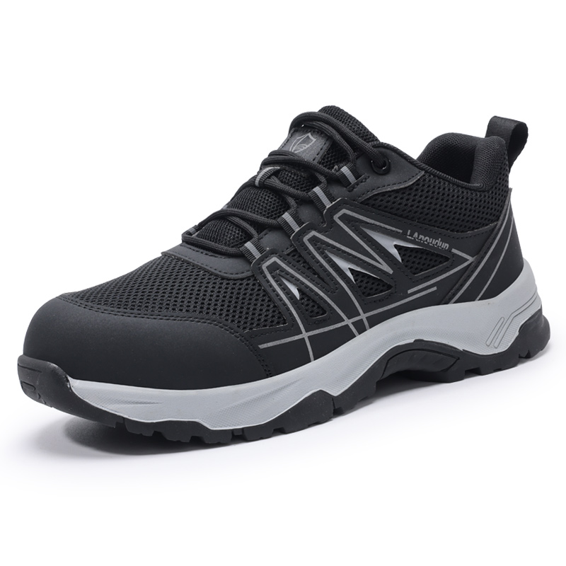 LANOUDUN Cushioning Abrasion Resistant Impact Resistant Low top Outdoor Shoes Men’s Black