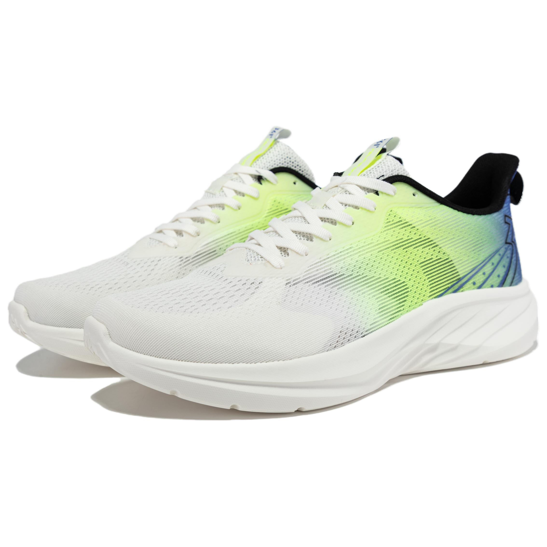 361° Cushioning Lightweight Cushioning Lightweight Low top Casual Running Shoes Men’s White Cyan Blue