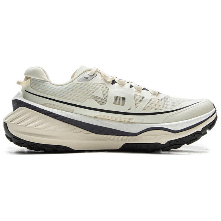 Li Ning De Lu V2 Slip Resistant Coverage Abrasion Resistant Low top Trail Running Shoes Men’s White Black