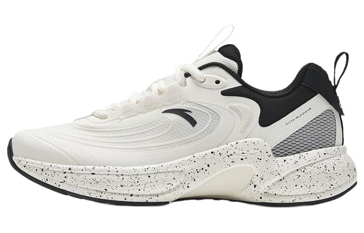Anta C37+ Slip Resistant Abrasion Resistant Low top Running Shoes Women's Black White