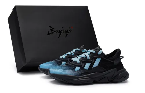 Adidas Originals Ozweego Y2K Vintage 811 Manufactured, Undercurrent Blue, Special Shoe Box Low top Chunky Sneakers