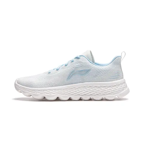 Li Ning Low top Running Shoes Women's Mist White