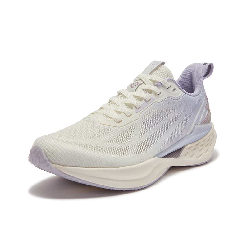 361° Abrasion Resistant Breathable Slip Resistant Low top Casual Running Shoes Women’s White Purple